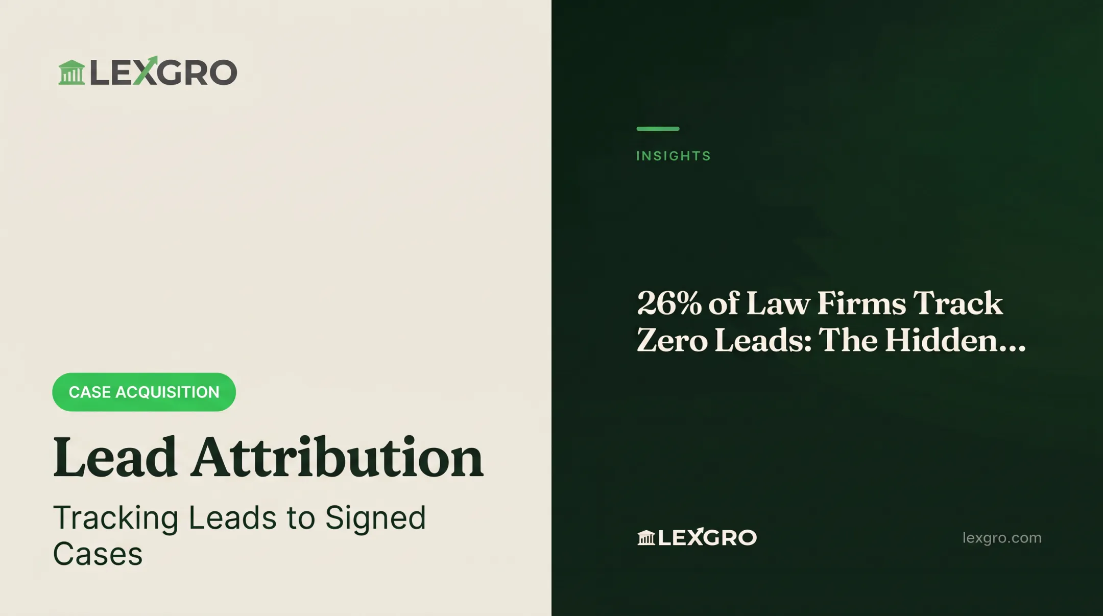 Lead Attribution: Tracking Leads to Signed Cases