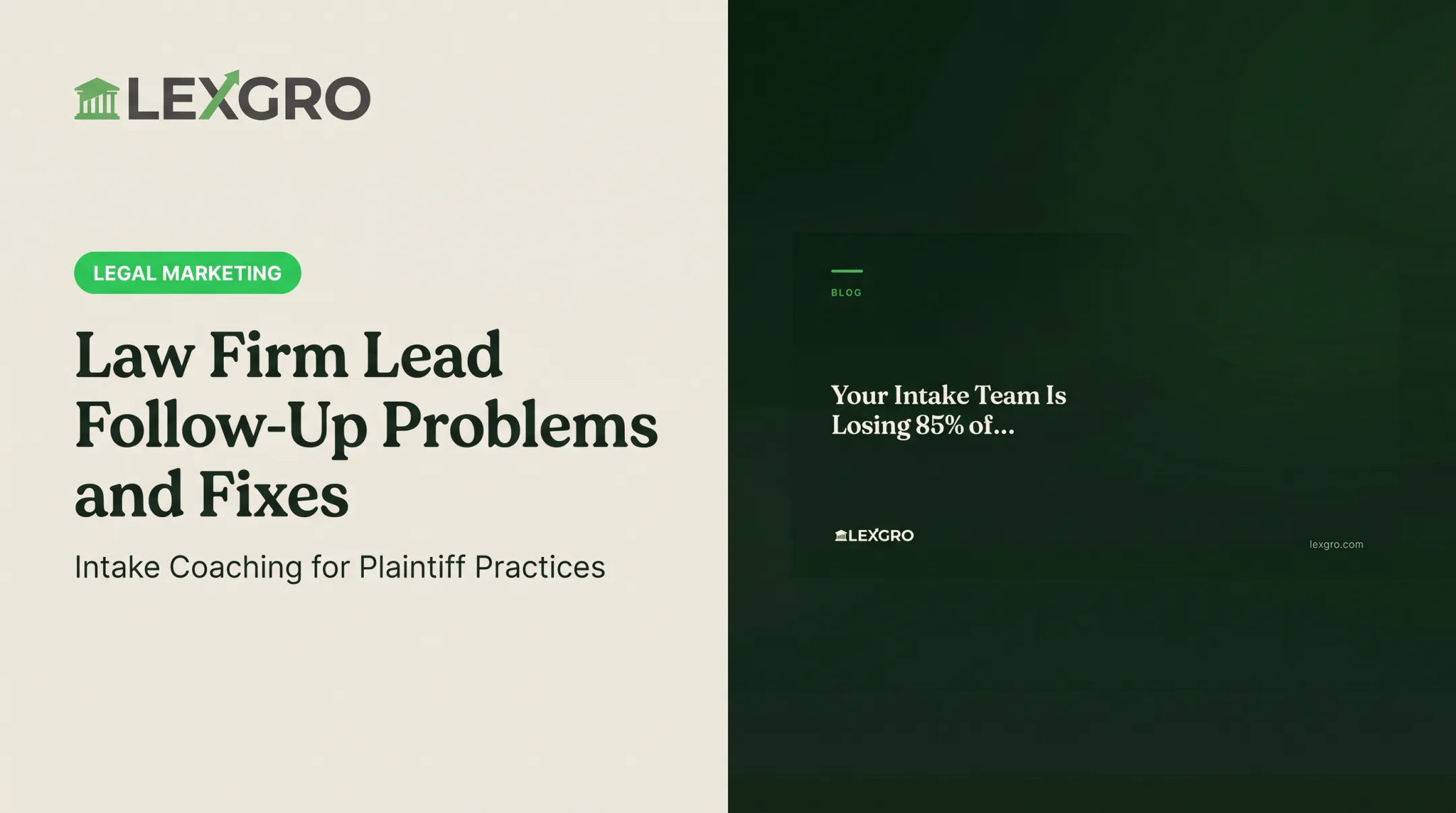 Law Firm Lead Follow-Up Problems and Fixes