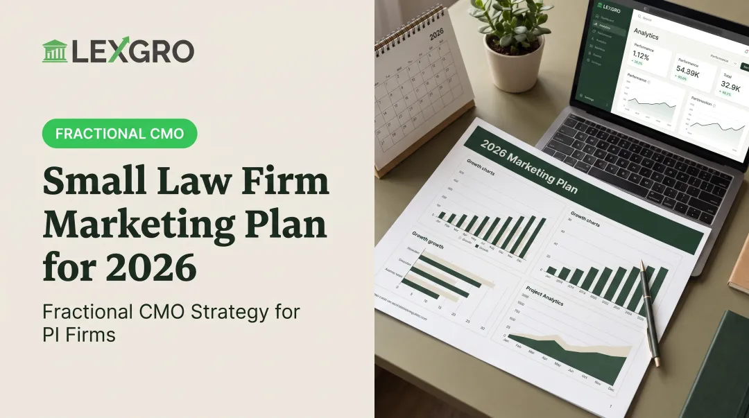 Small Law Firm Marketing Plan for 2026