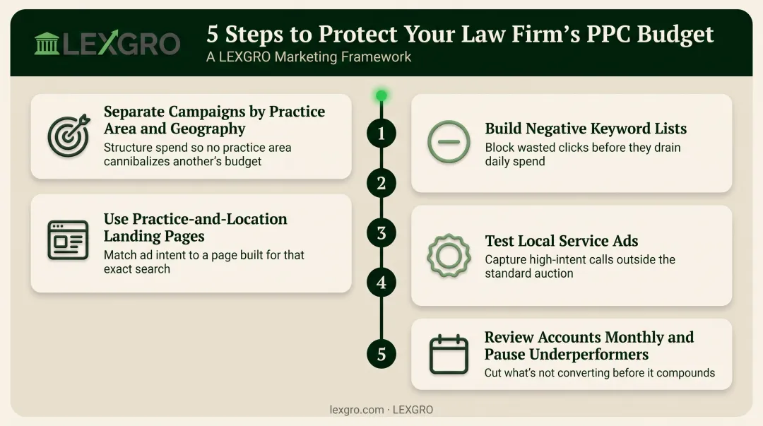 5-step PPC campaign optimization checklist for law firms