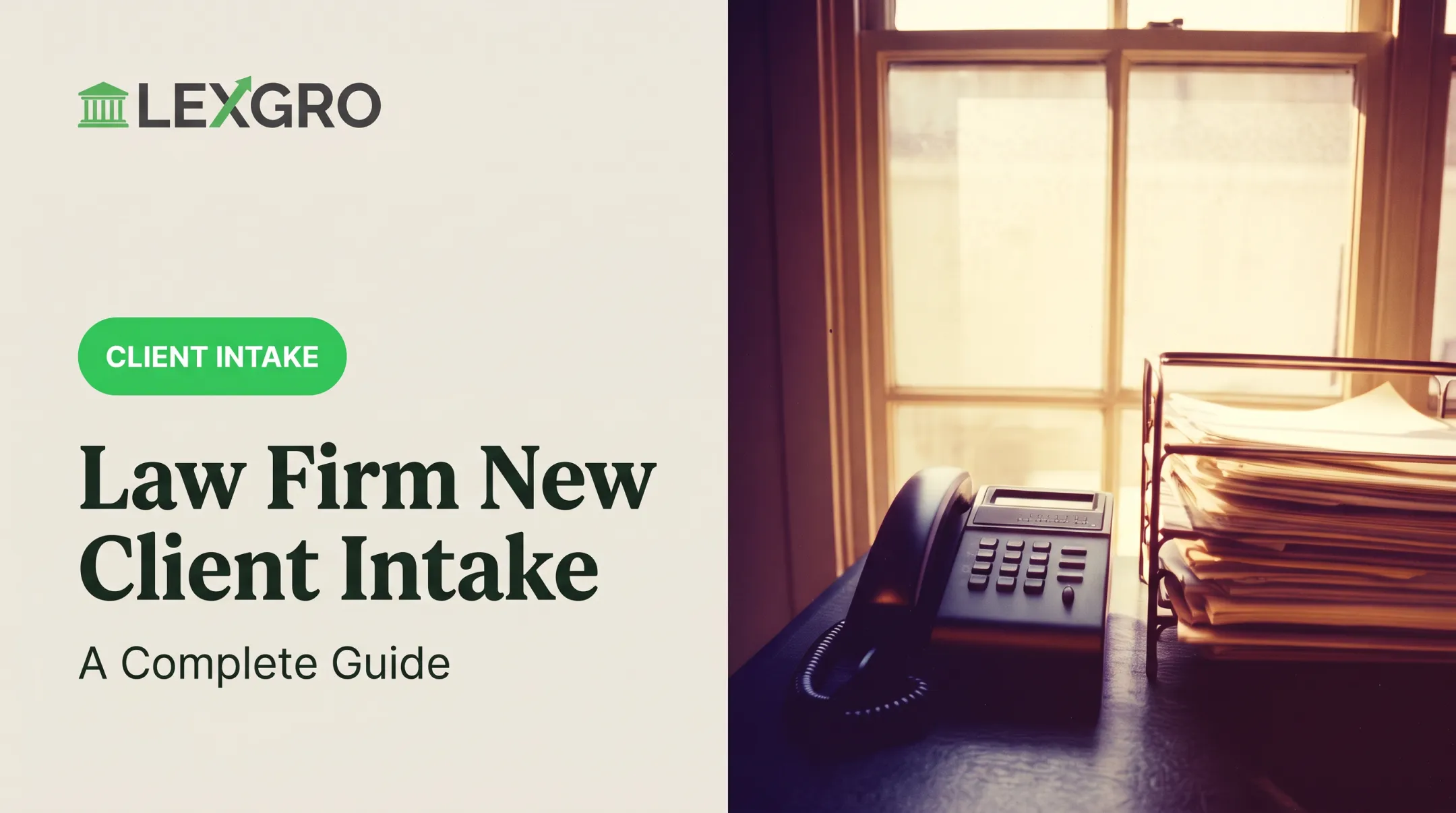 Law Firm New Client Intake: A Complete Guide