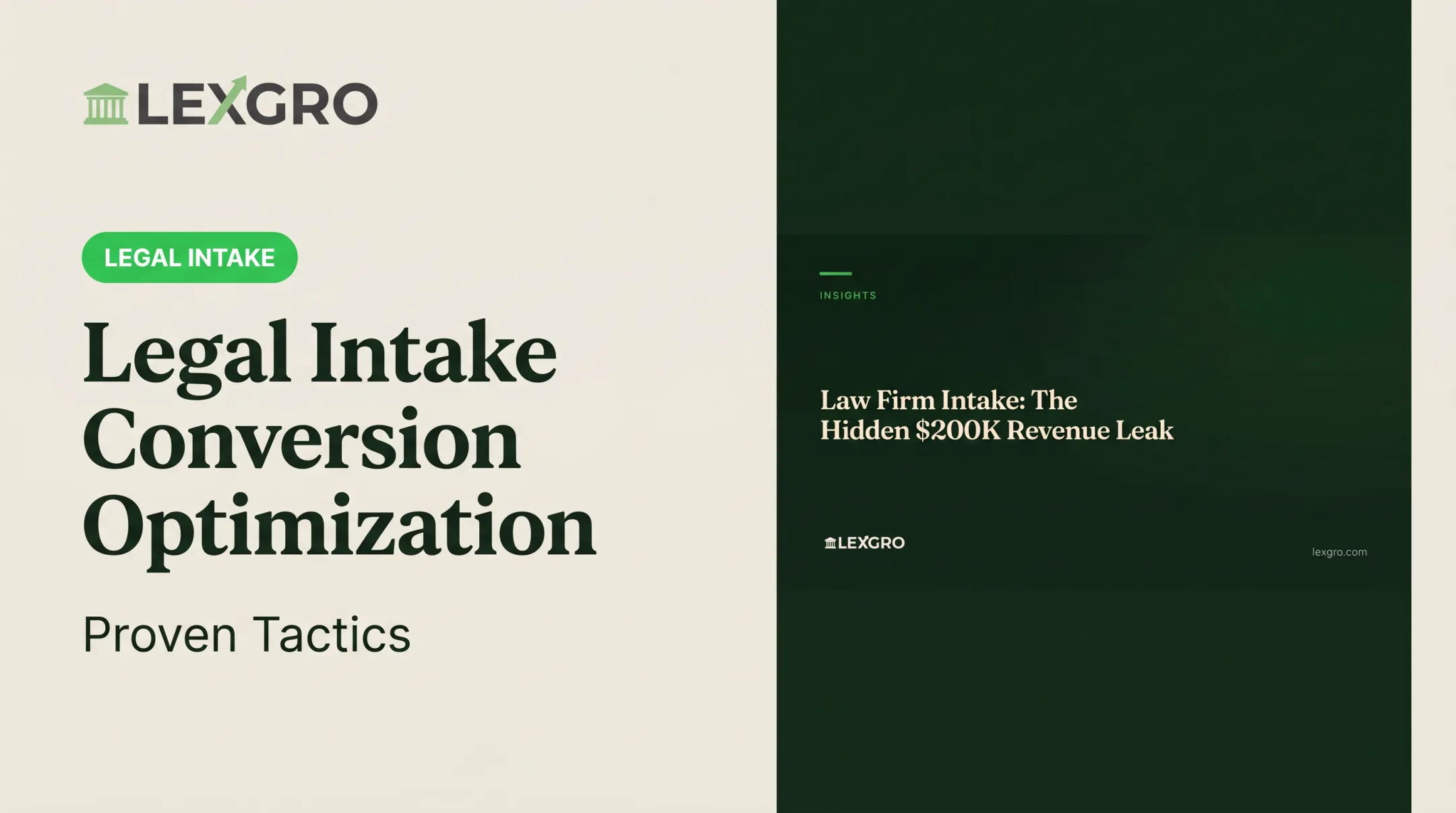 Legal Intake Conversion Optimization: Proven Tactics