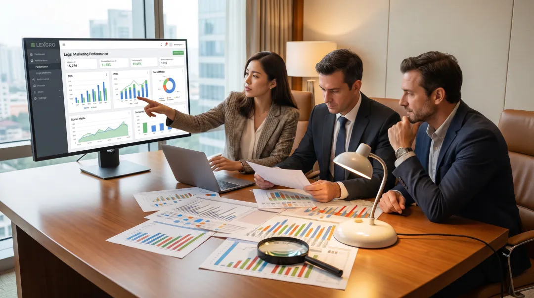 LEXGRO marketing team conducting law firm growth audit consultation session