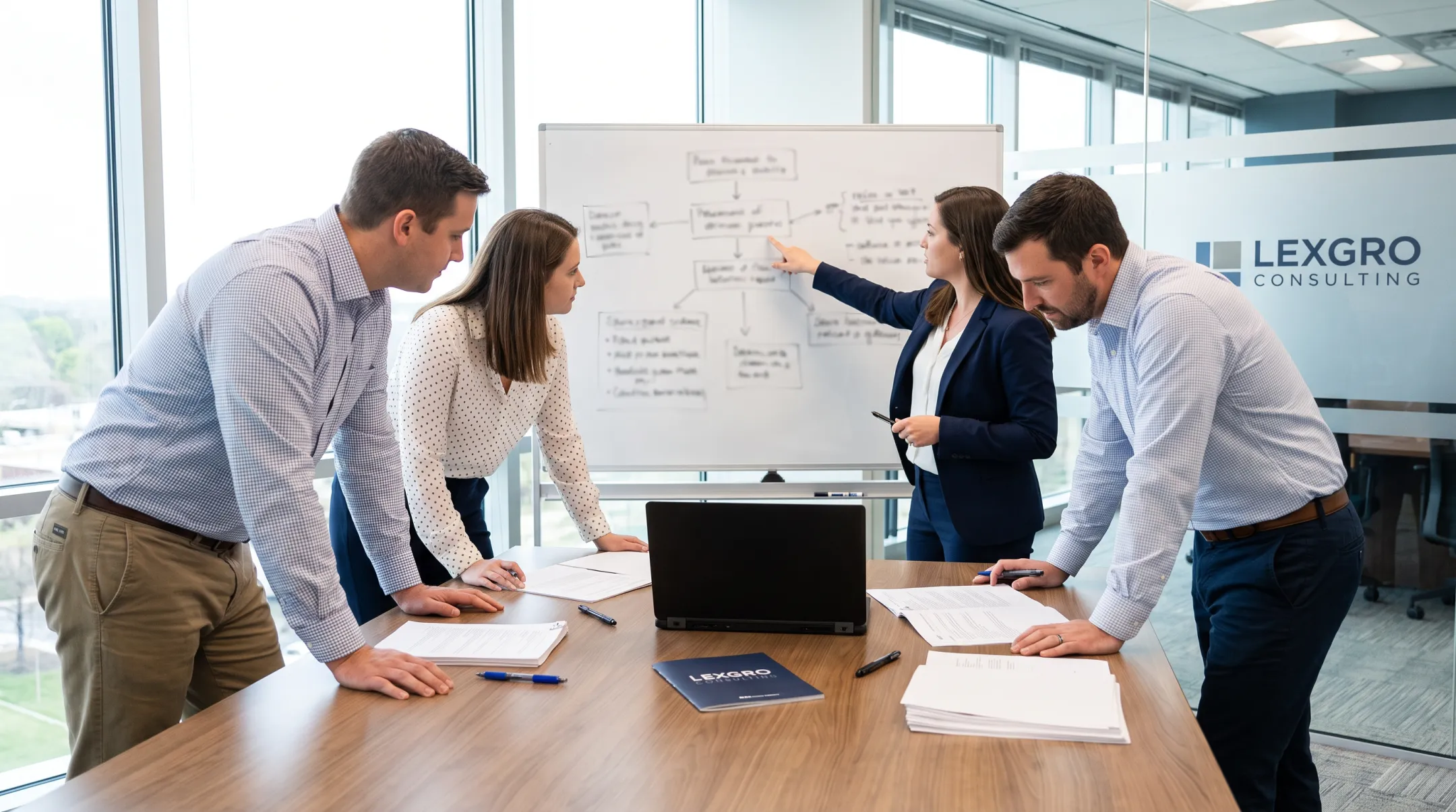 Legal intake consultants reviewing law firm call conversion processes
