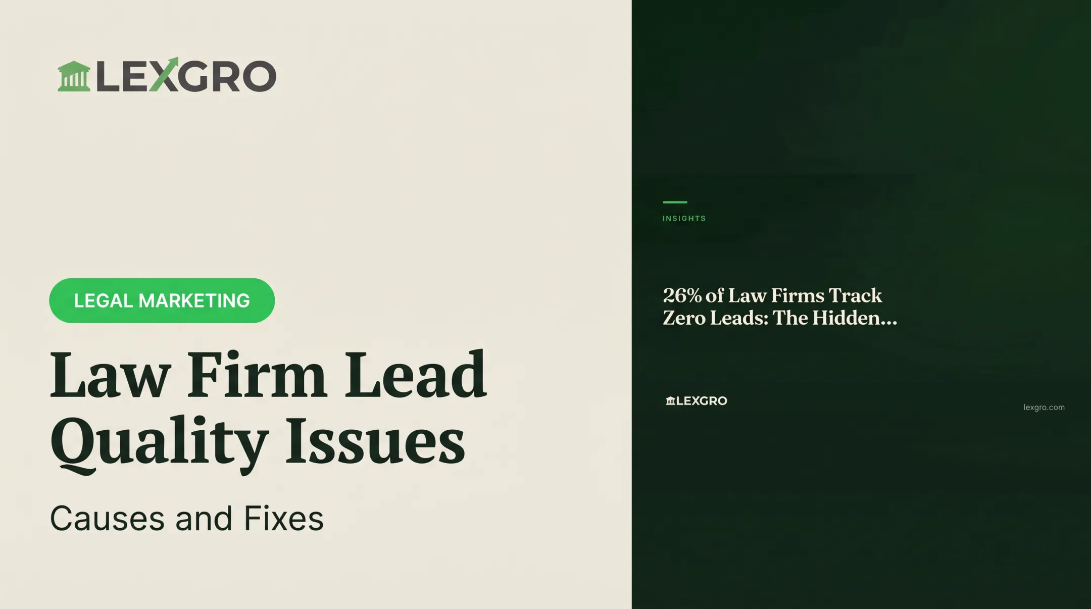 Law Firm Lead Quality Issues: Causes and Fixes