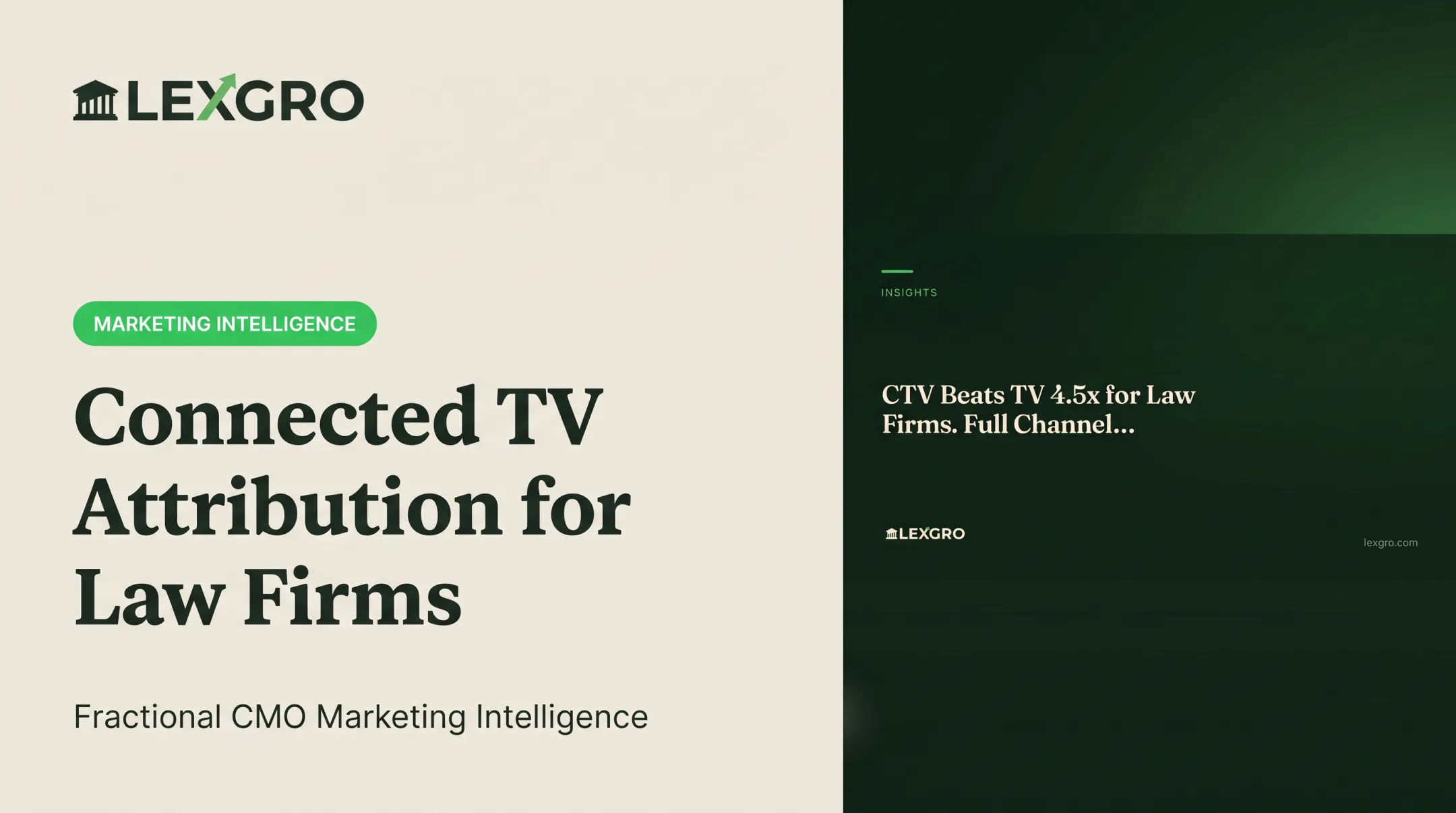 Connected TV Attribution for Law Firms