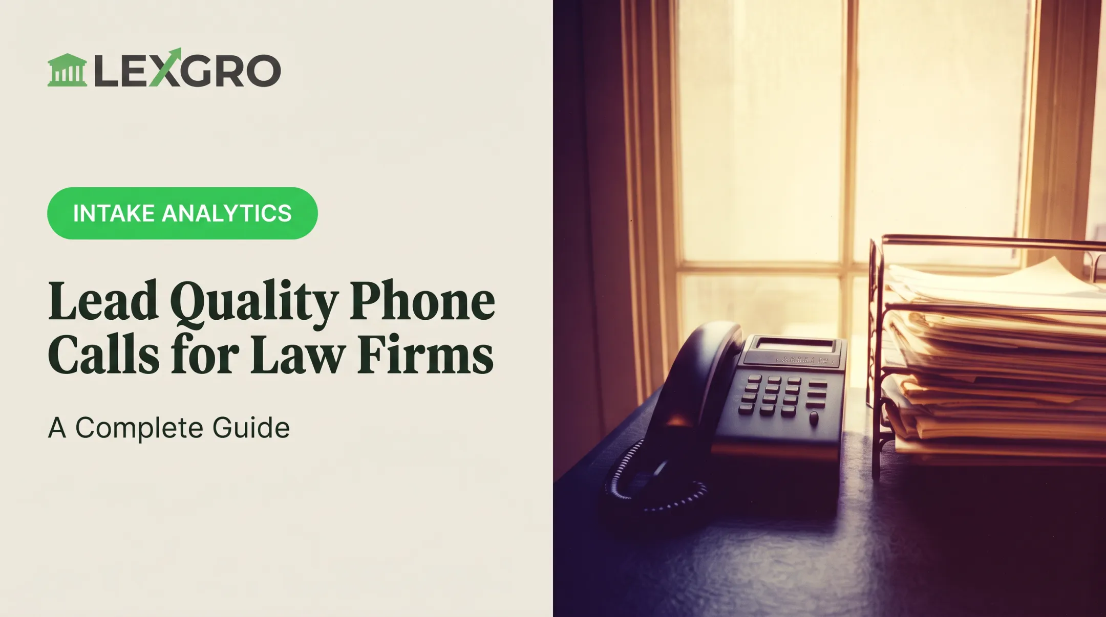 Lead Quality Phone Calls for Law Firms: A Complete Guide
