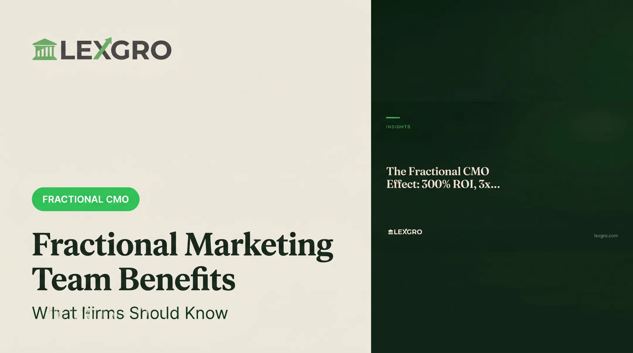 Fractional Marketing Team Benefits: What Firms Should Know
