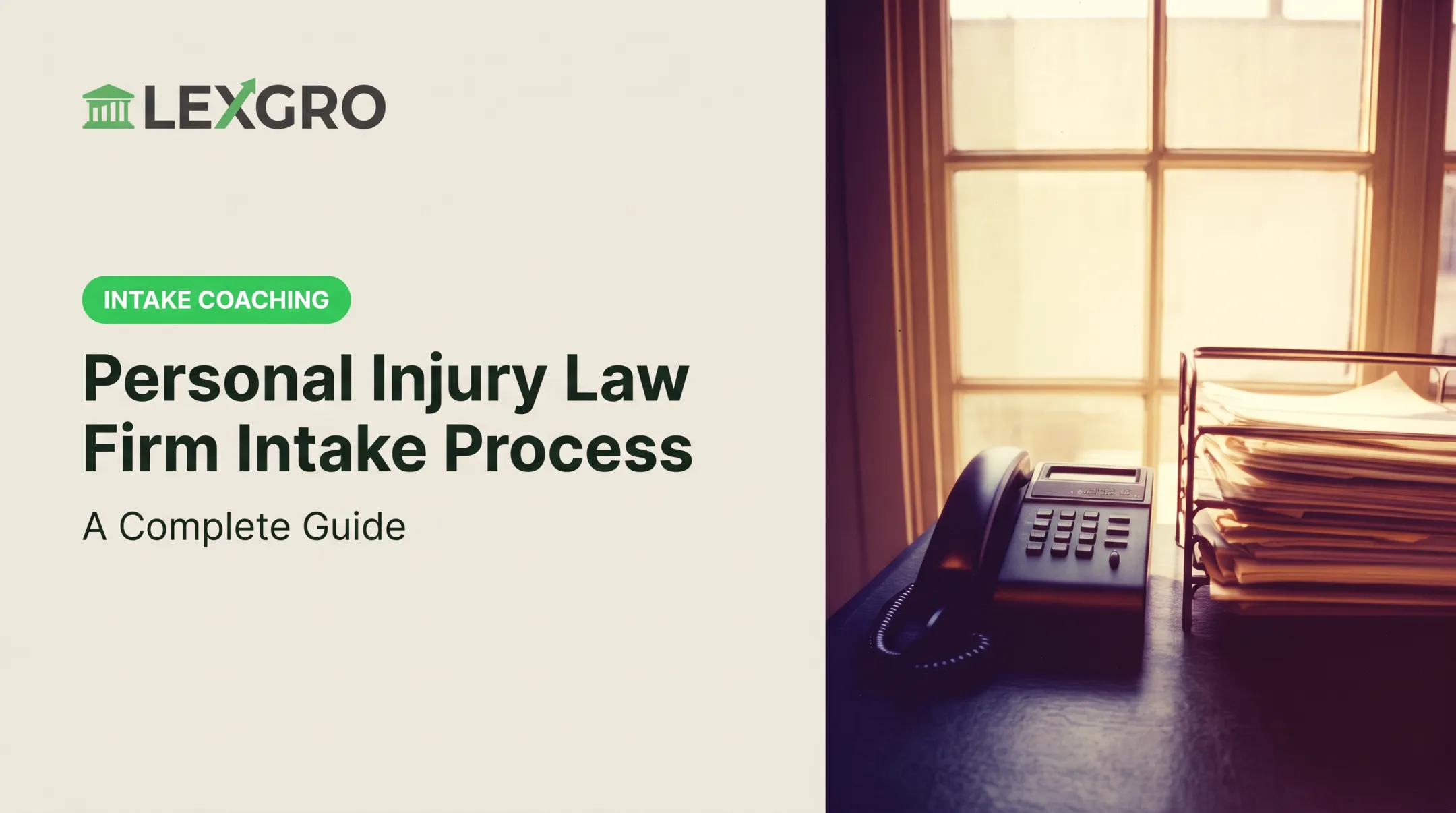 Personal Injury Law Firm Intake Process: A Complete Guide