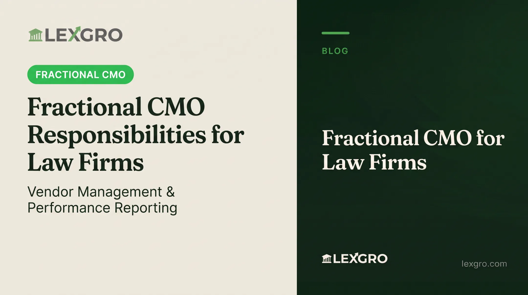 Fractional CMO Responsibilities for Law Firms