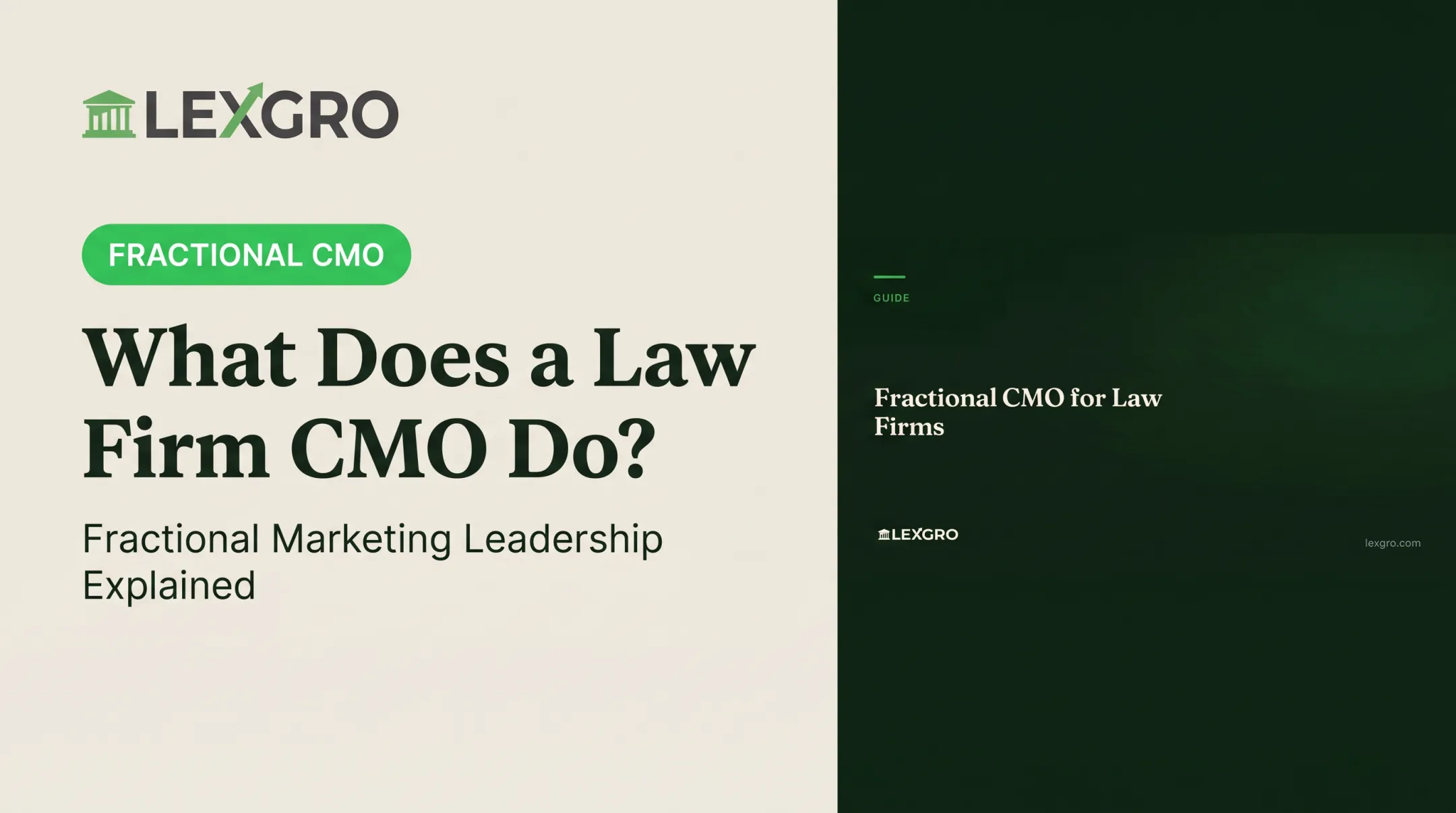 What Does a Law Firm CMO Do?