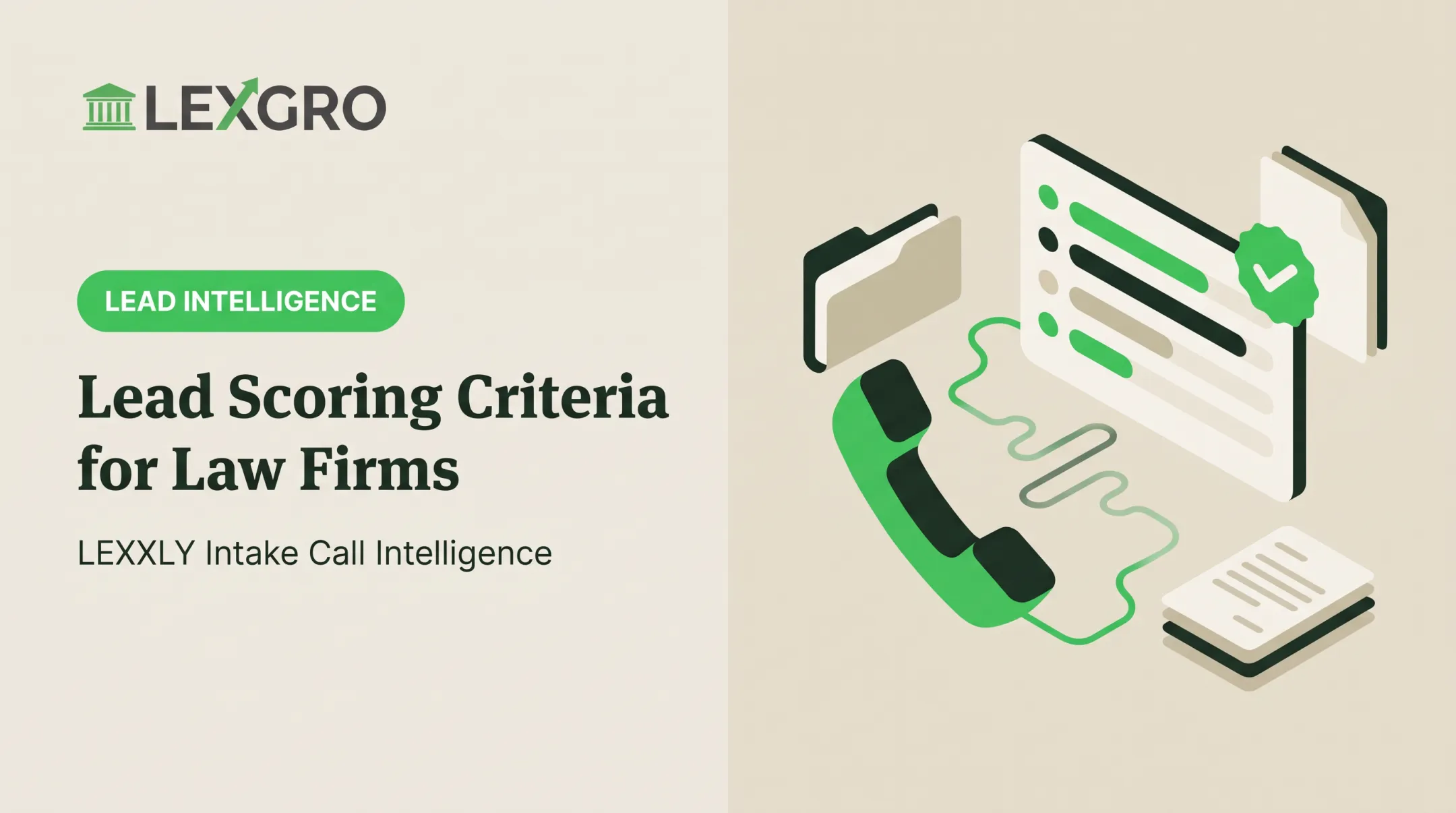 Lead Scoring Criteria for Law Firms