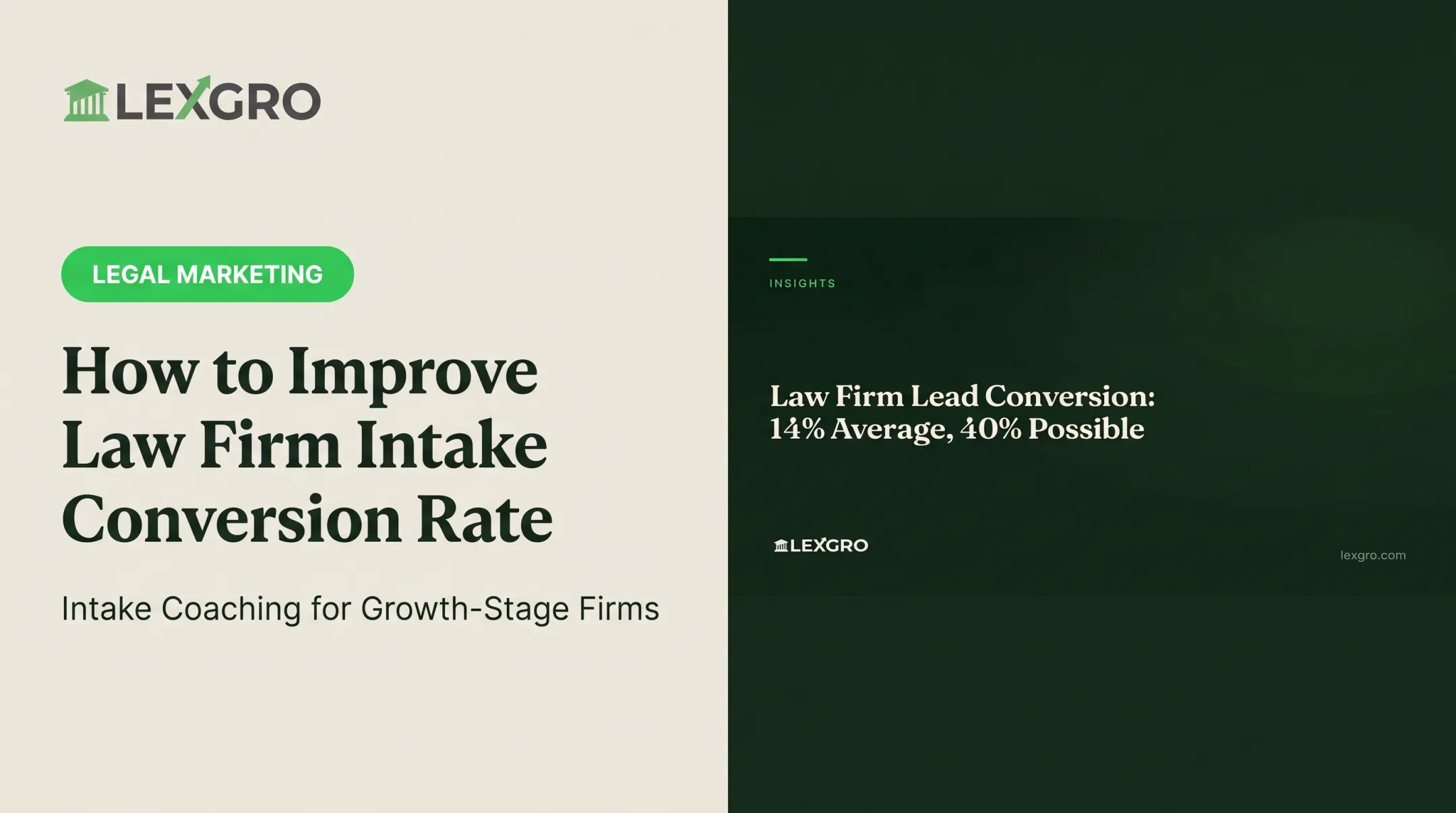 How to Improve Law Firm Intake Conversion Rate