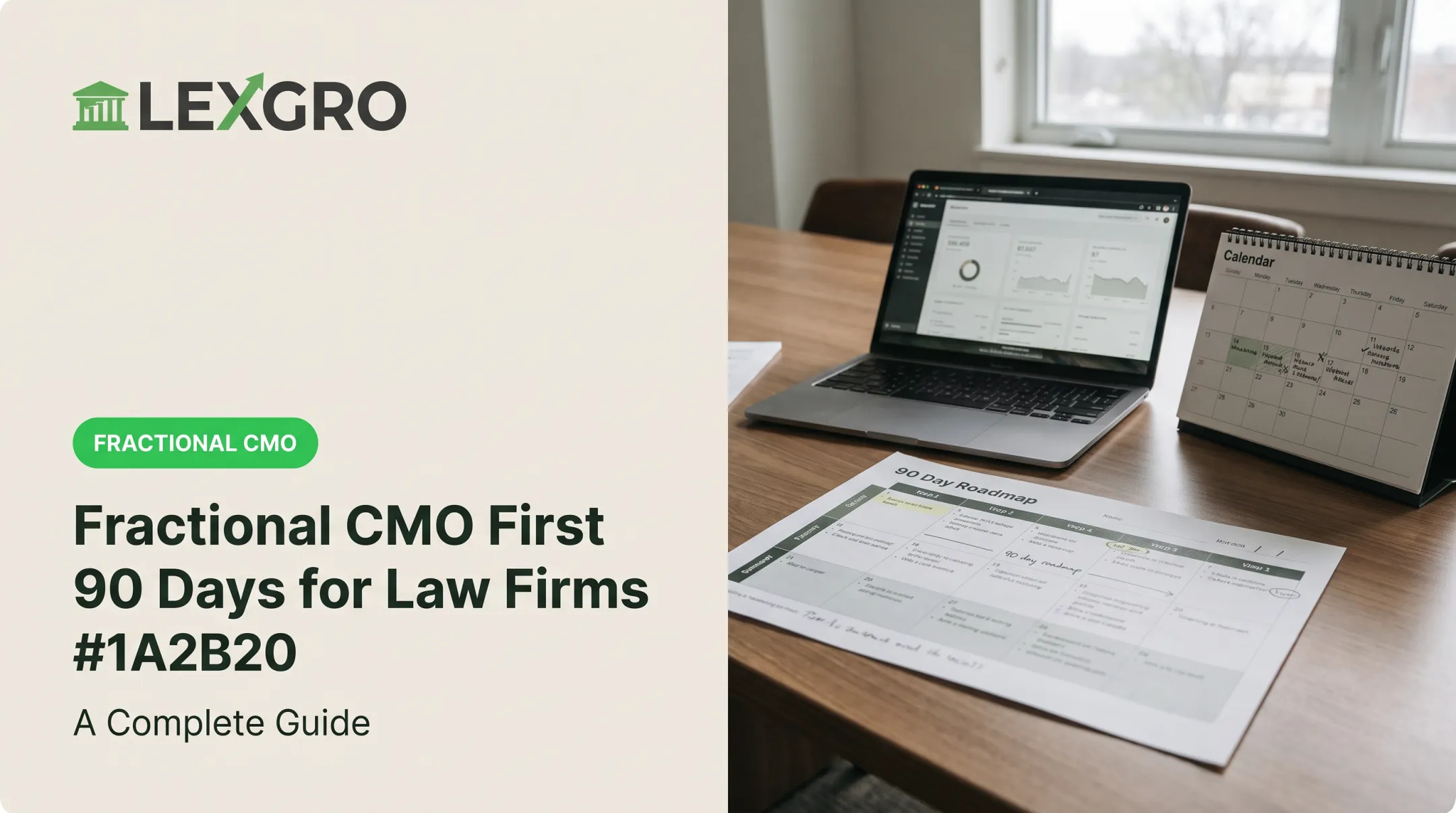 Fractional CMO First 90 Days for Law Firms: A Complete Guide