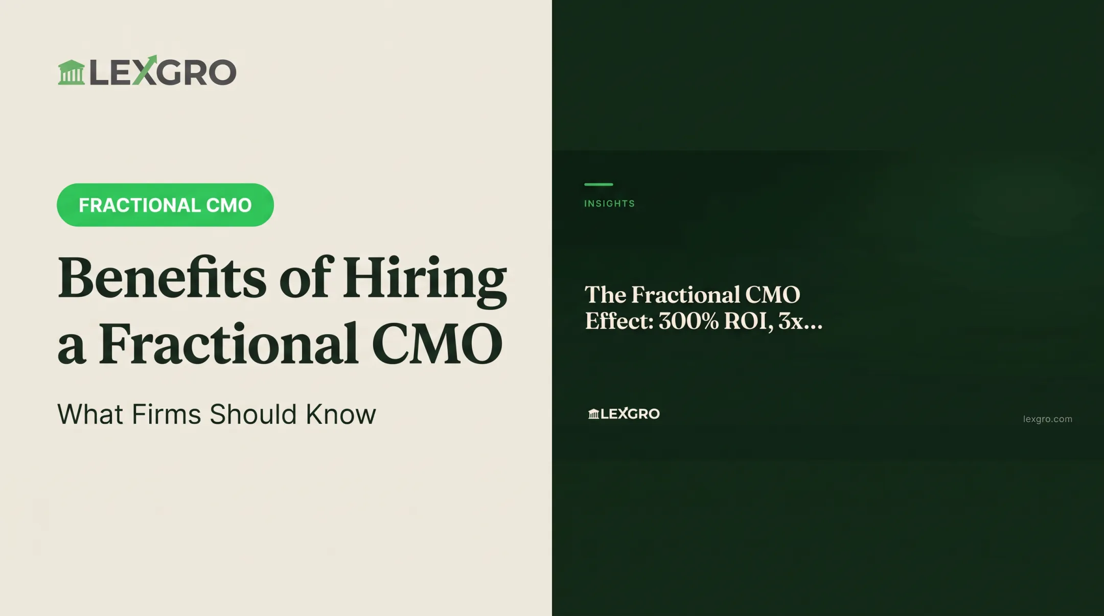 Benefits of Hiring a Fractional CMO: What Firms Should Know