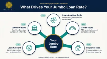 Five key factors determining California jumbo mortgage rate pricing breakdown
