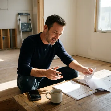 Los Angeles investor reviewing fix and flip property financing
