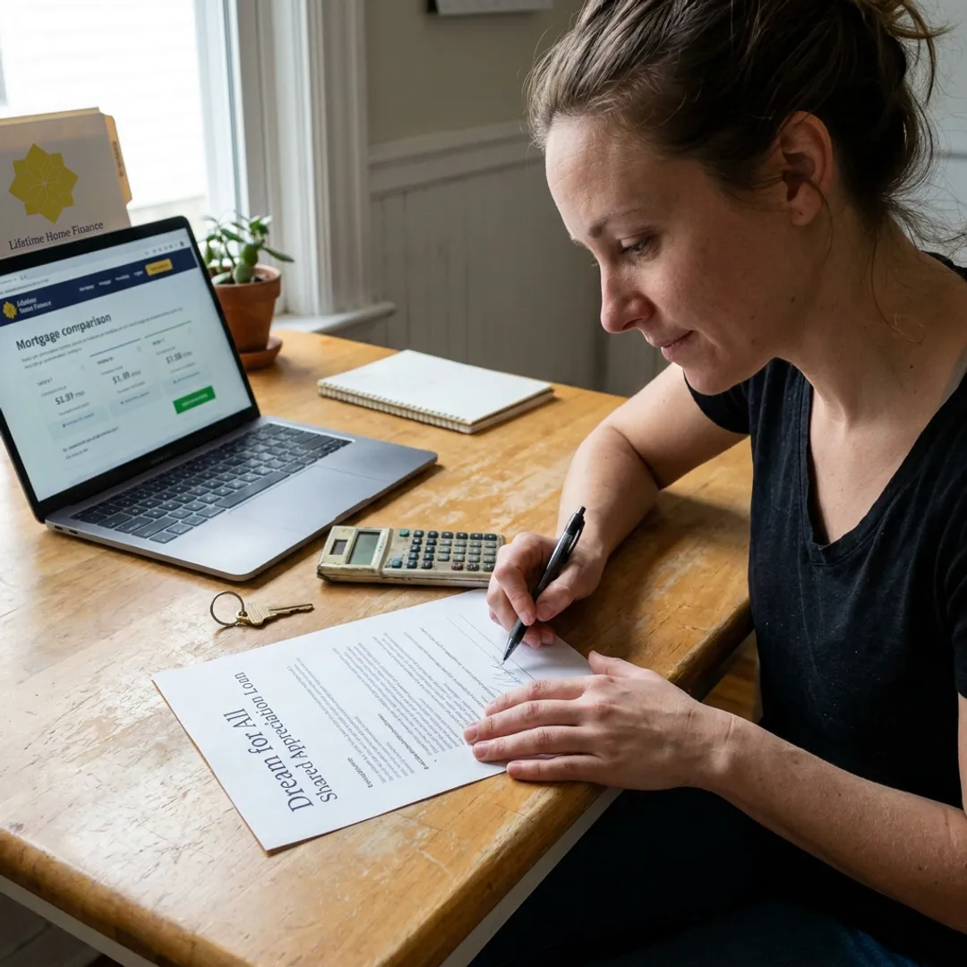 California home buyer reviewing mortgage assistance options