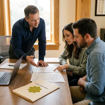 Mortgage broker helping Temecula homebuyers review loan options