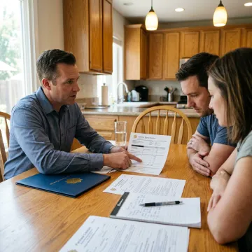 Sacramento borrowers reviewing home loan documents
