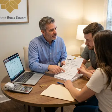 Mortgage broker helping Escondido homebuyers compare loan options