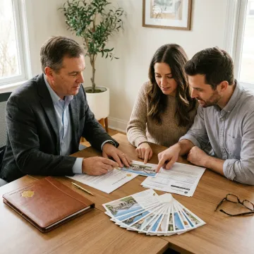 Loan officer reviewing mortgage options with San Jose homebuyers