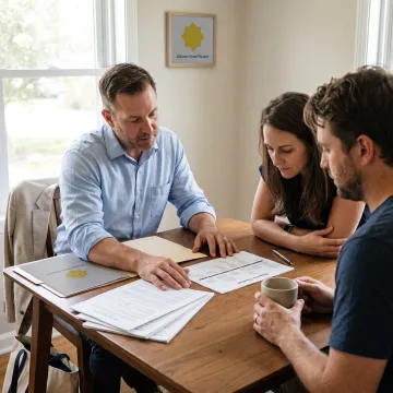 San Diego homeowner reviewing bridge loan options