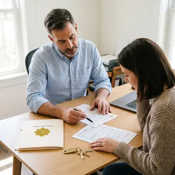 Homebuyer reviewing mortgage tax credit options