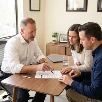 Mortgage broker meeting with Walnut Creek homebuyers