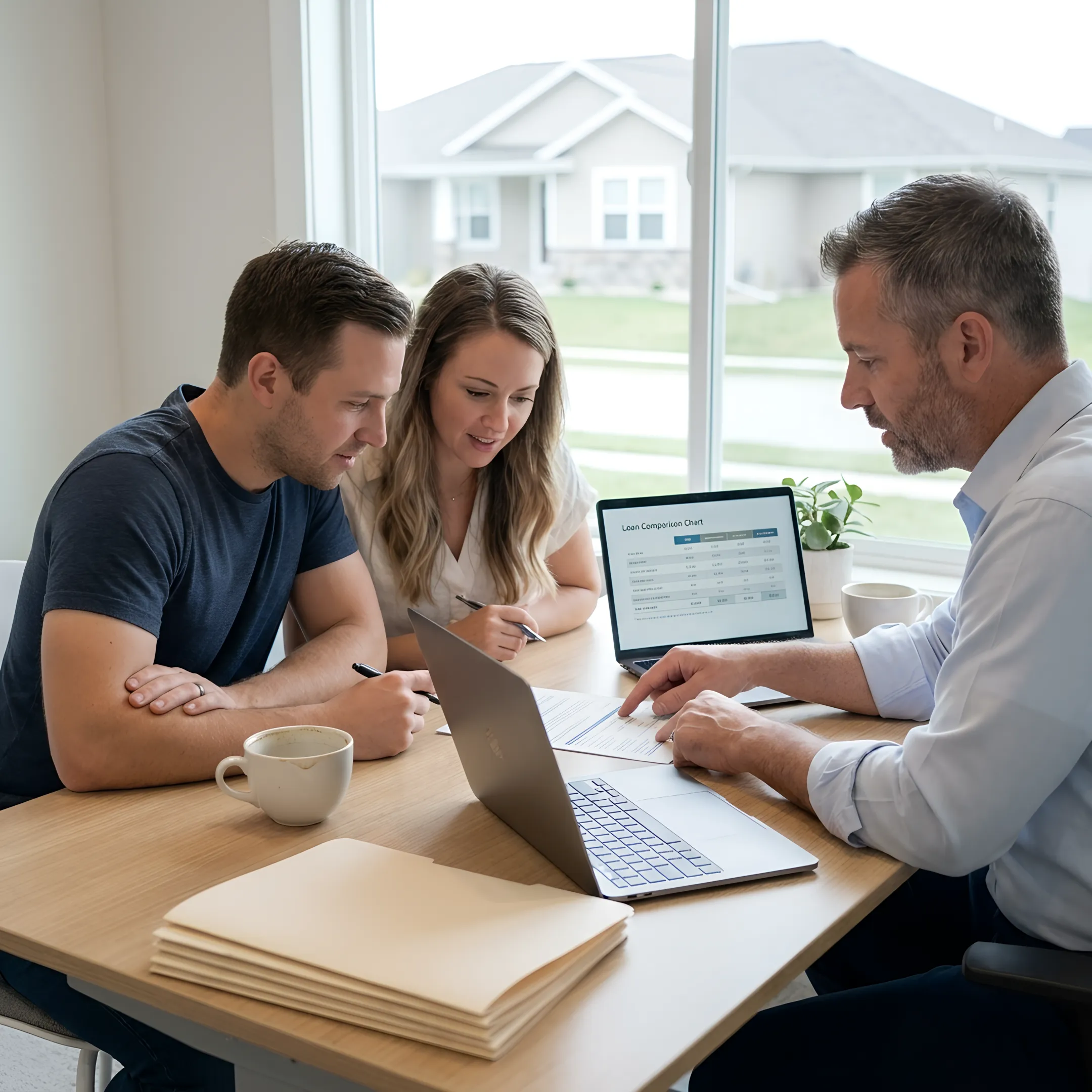 California homebuyer meeting with FHA loan officer