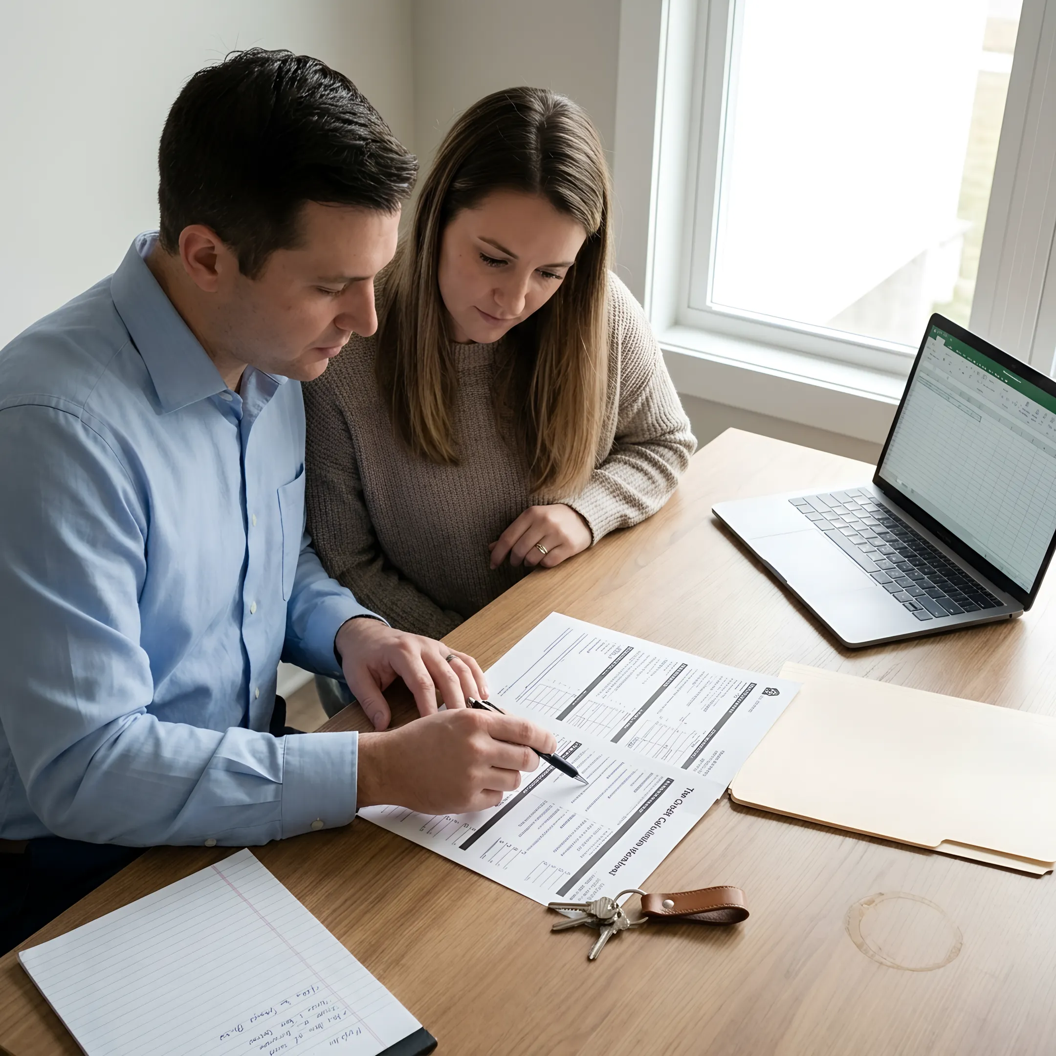 Homebuyer reviewing mortgage tax credit options