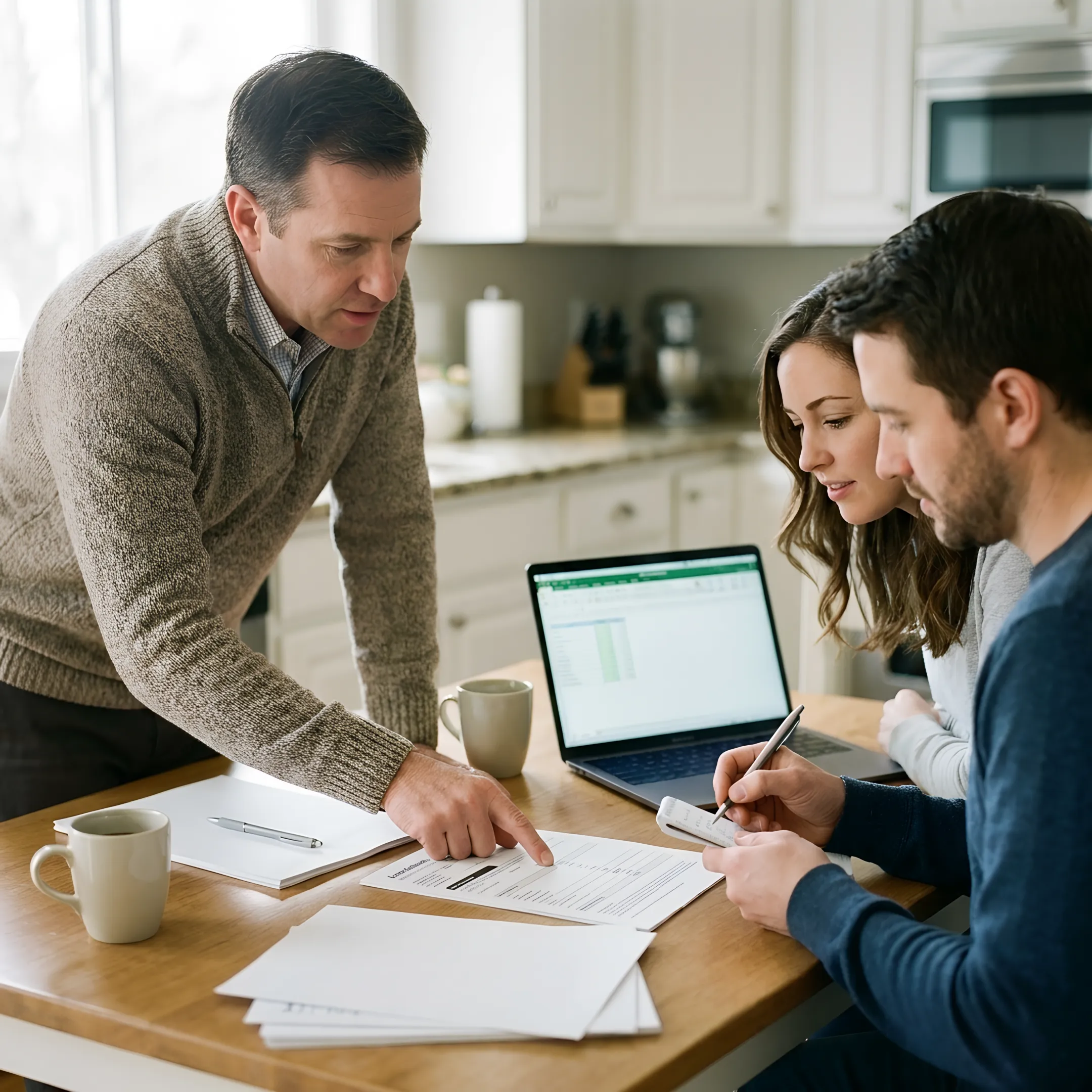 Roseville homebuyer reviewing mortgage options