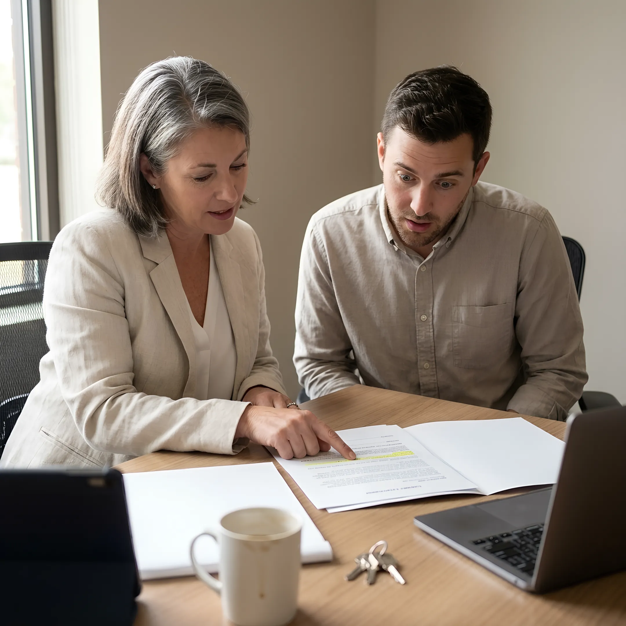 Homebuyer reviewing down payment assistance options