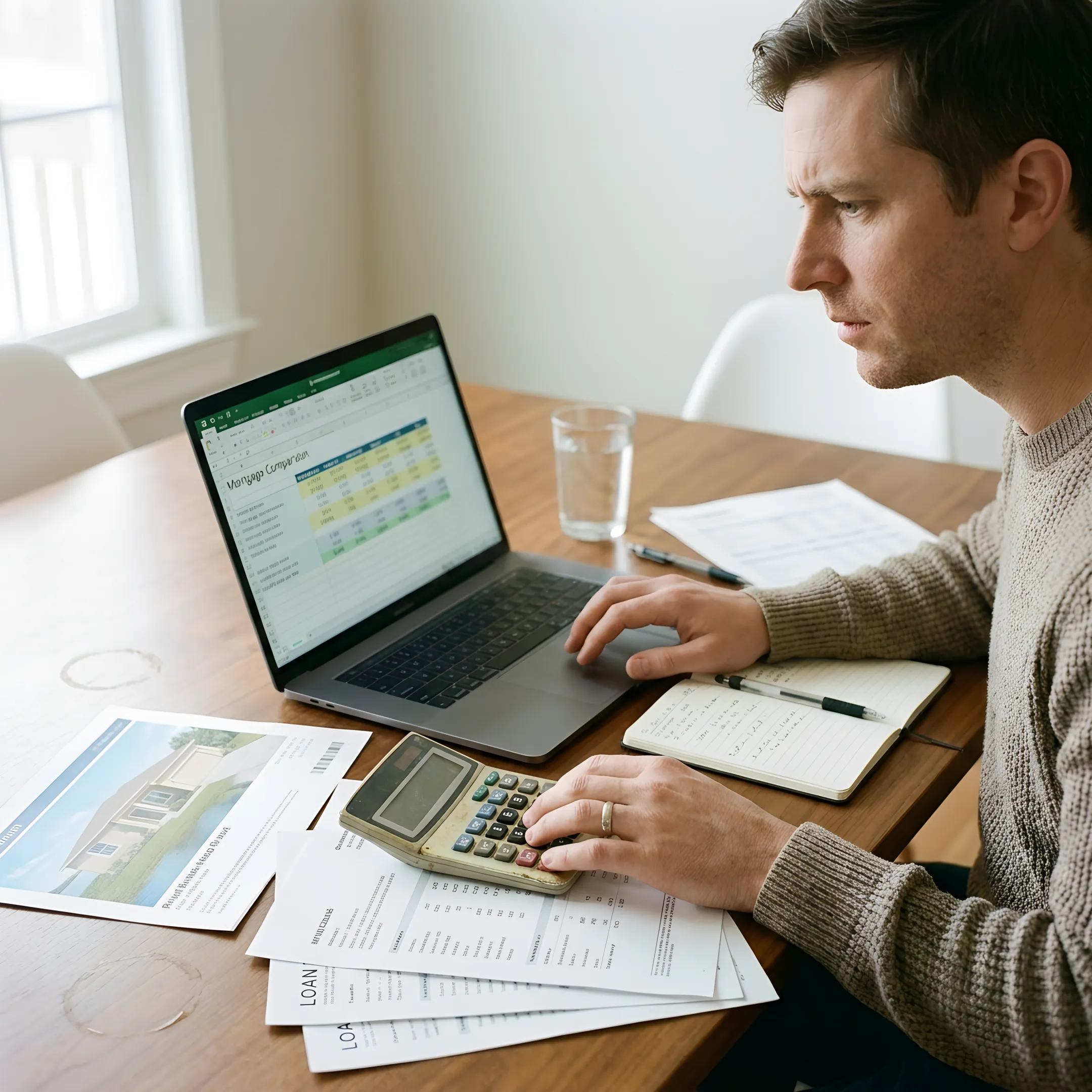 San Diego home buyer reviewing mortgage rates