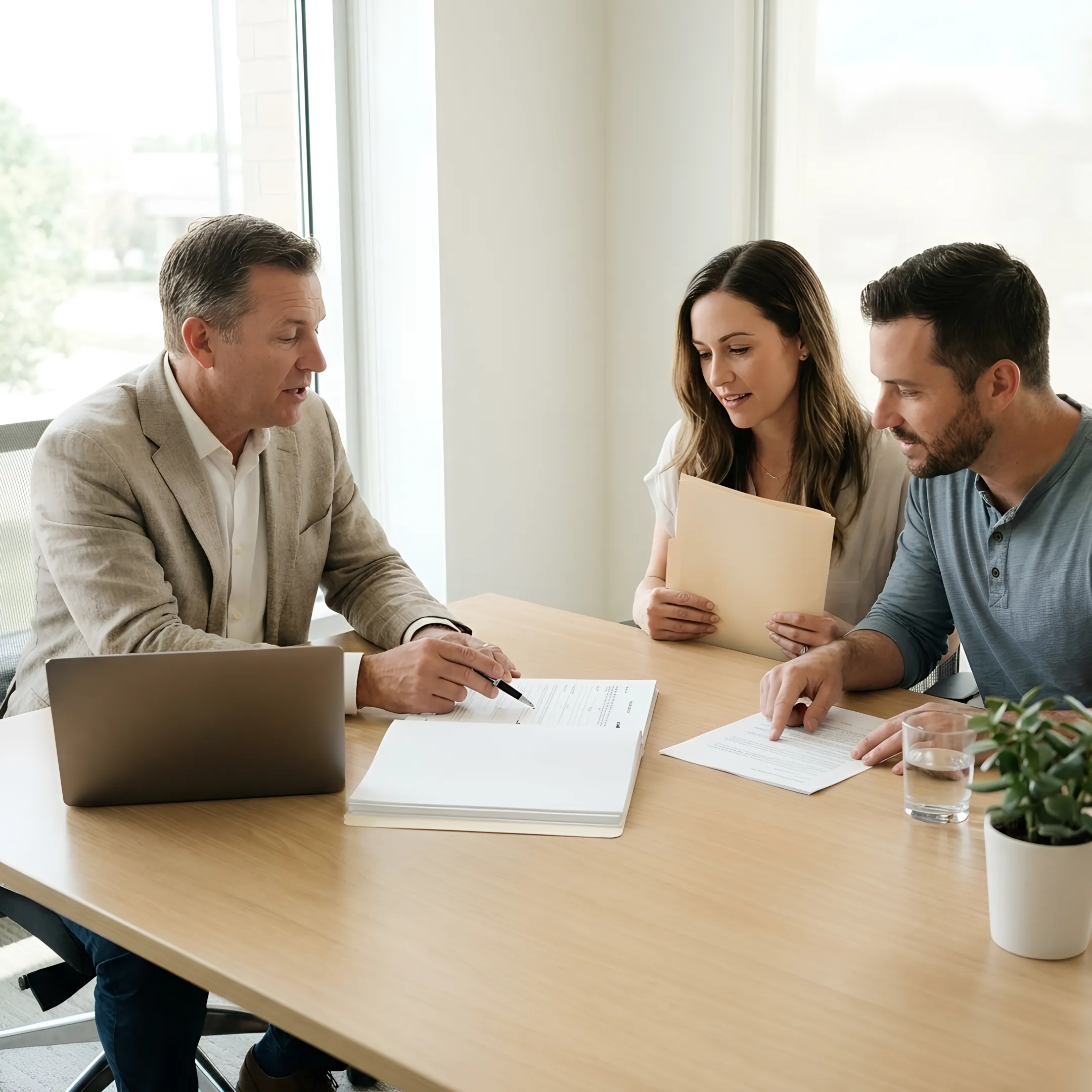 Mortgage broker helping Temecula homebuyers review loan options