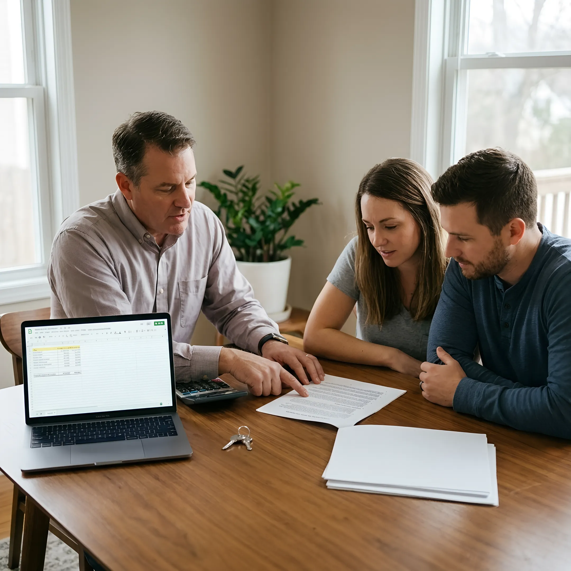 Mortgage broker helping Escondido homebuyers compare loan options