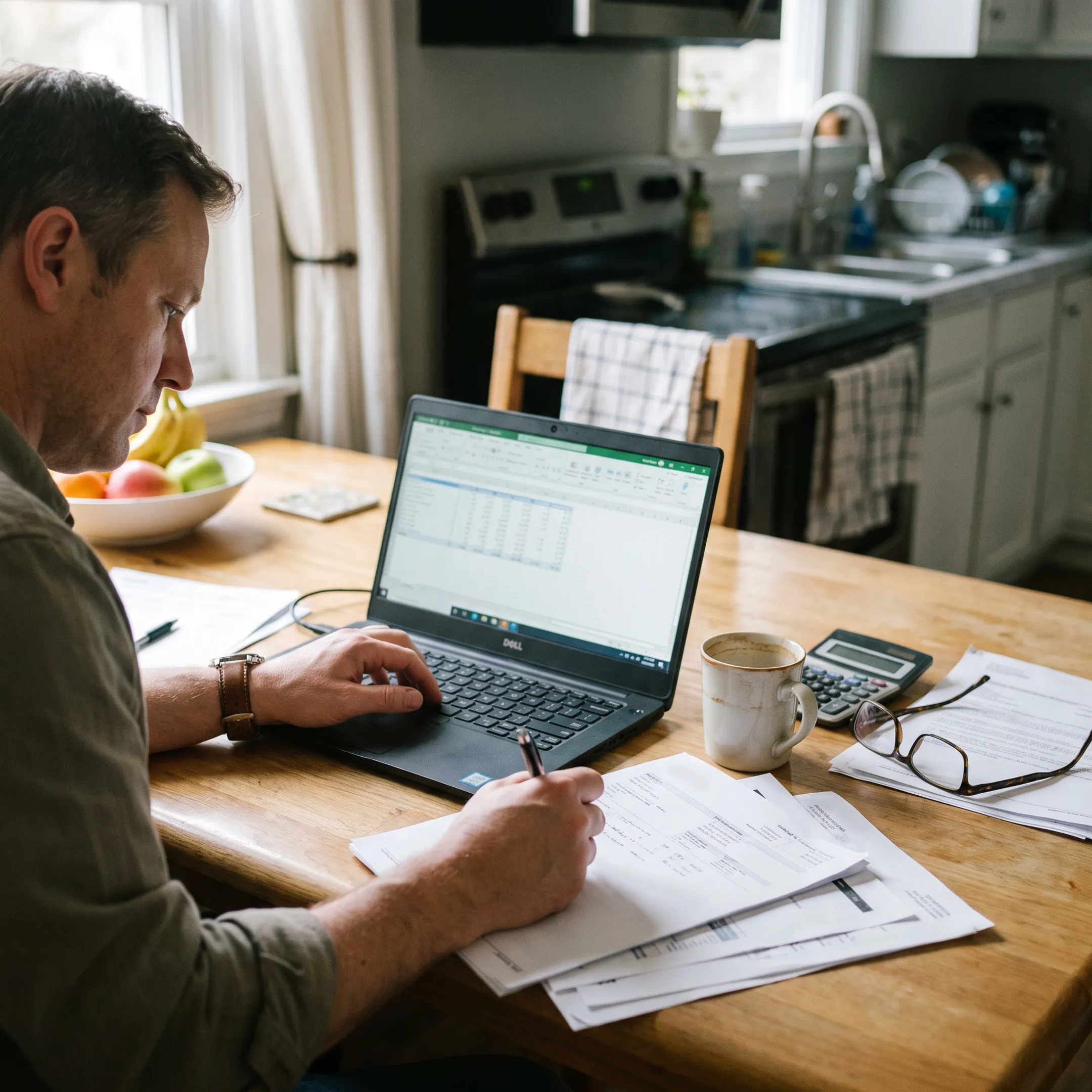 California homeowner comparing refinance rates