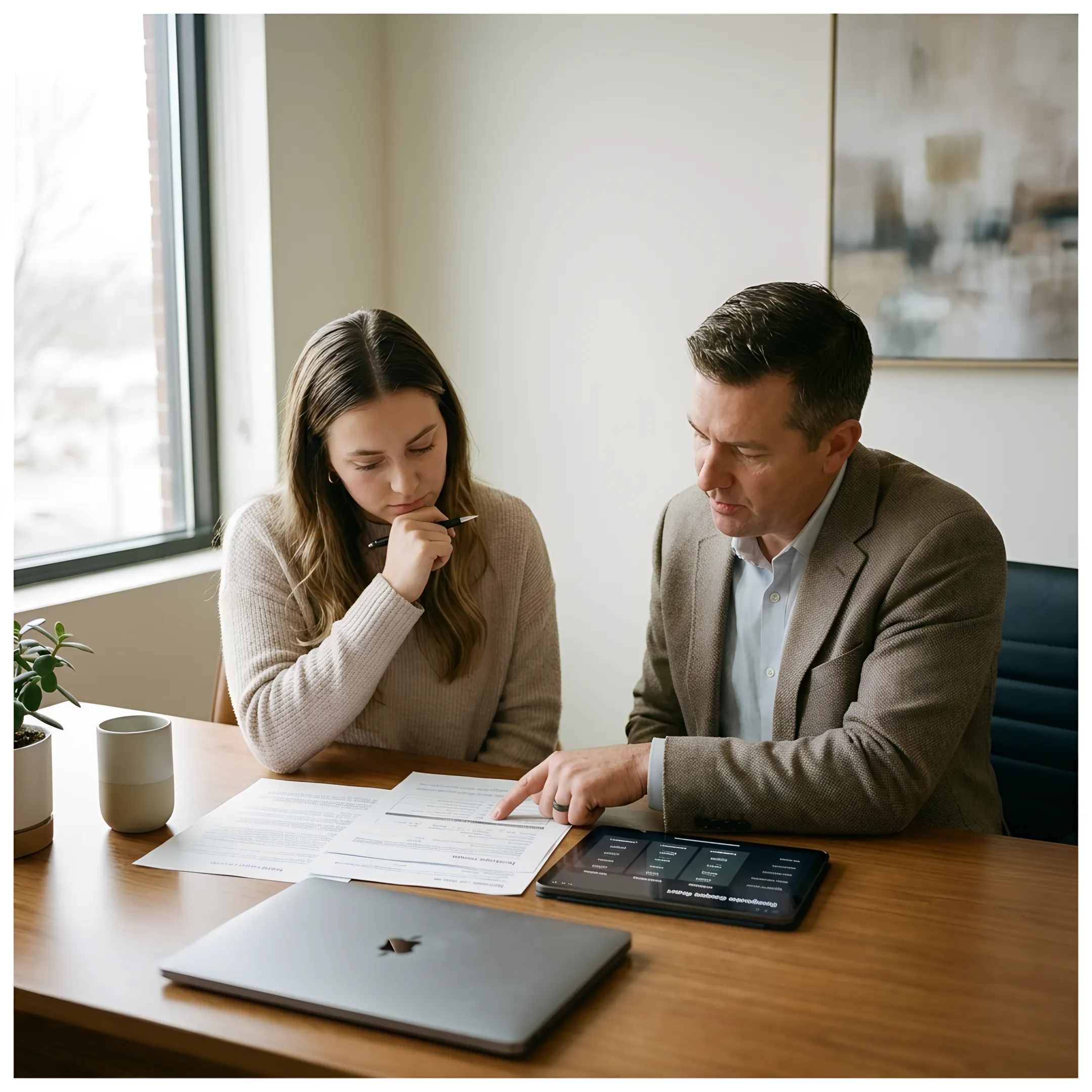 First-time homebuyer receiving mortgage guidance in Los Angeles