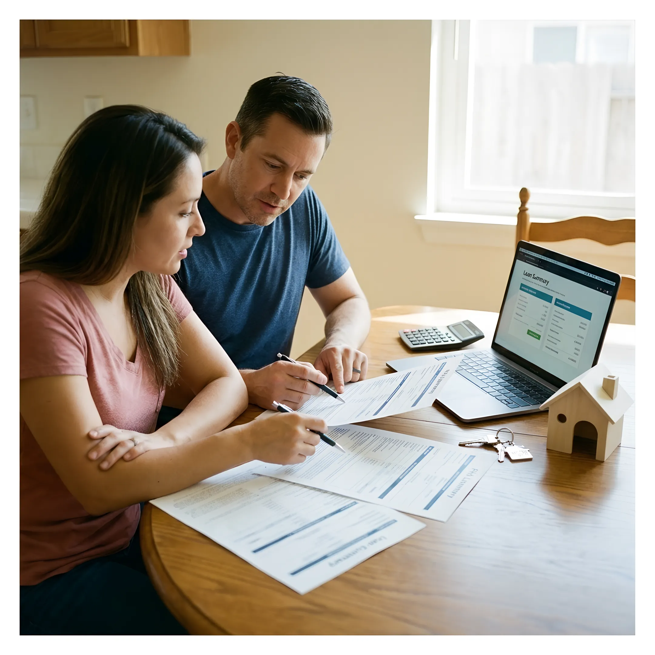 California homebuyers reviewing FHA loan options