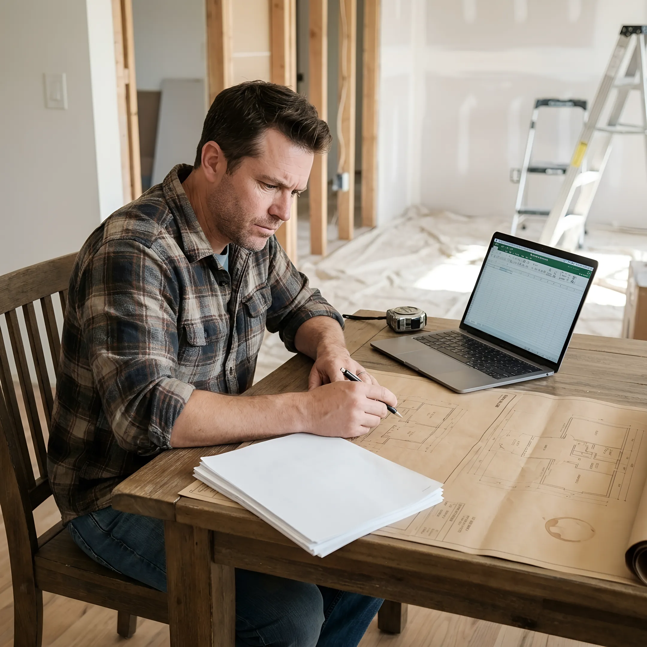 Los Angeles investor reviewing fix and flip property financing