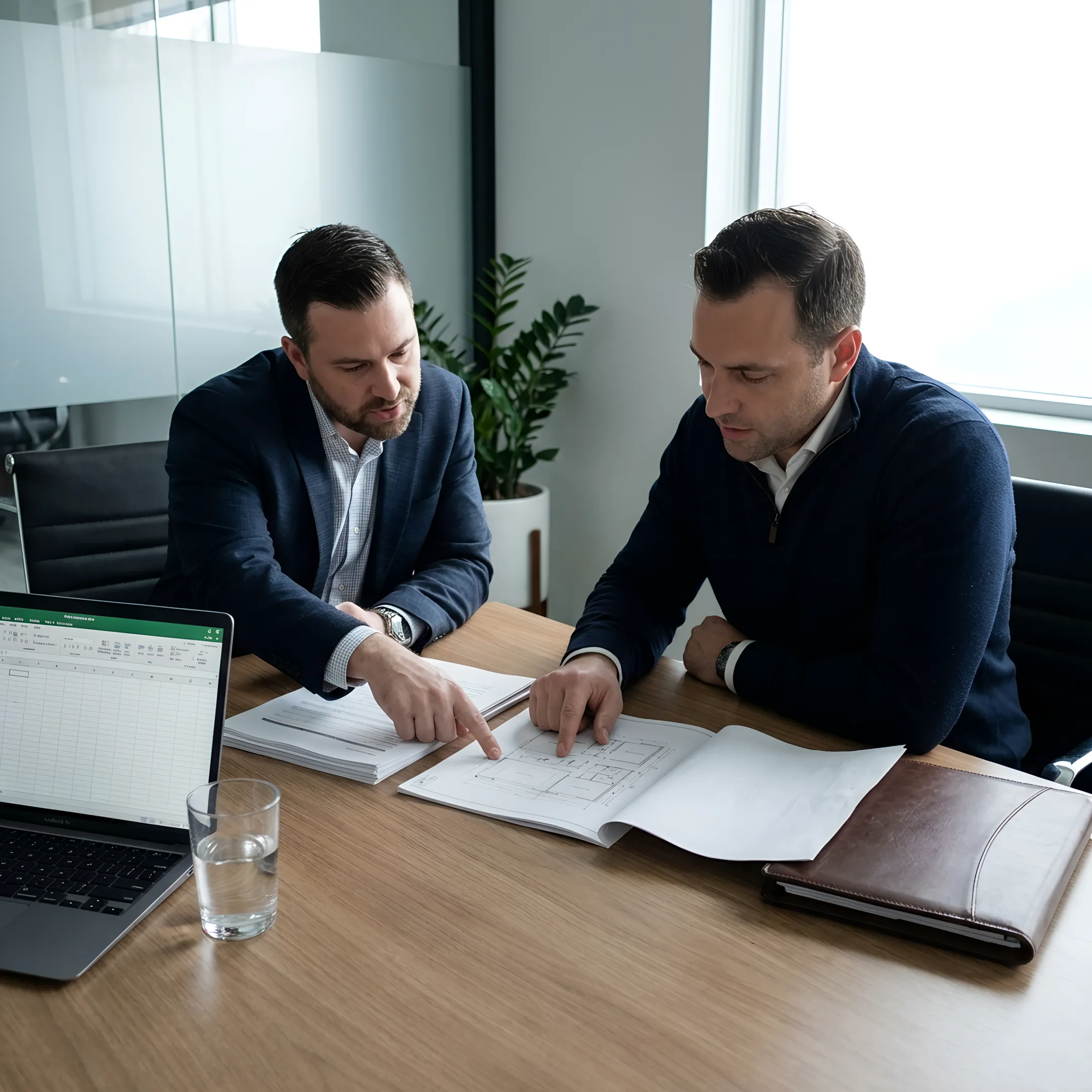 Real estate investor reviewing fix flip loan options