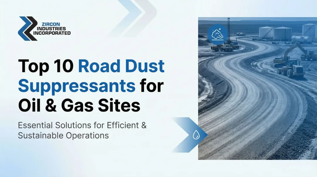 Top 10 Road Dust Suppressants for Oil & Gas Sites