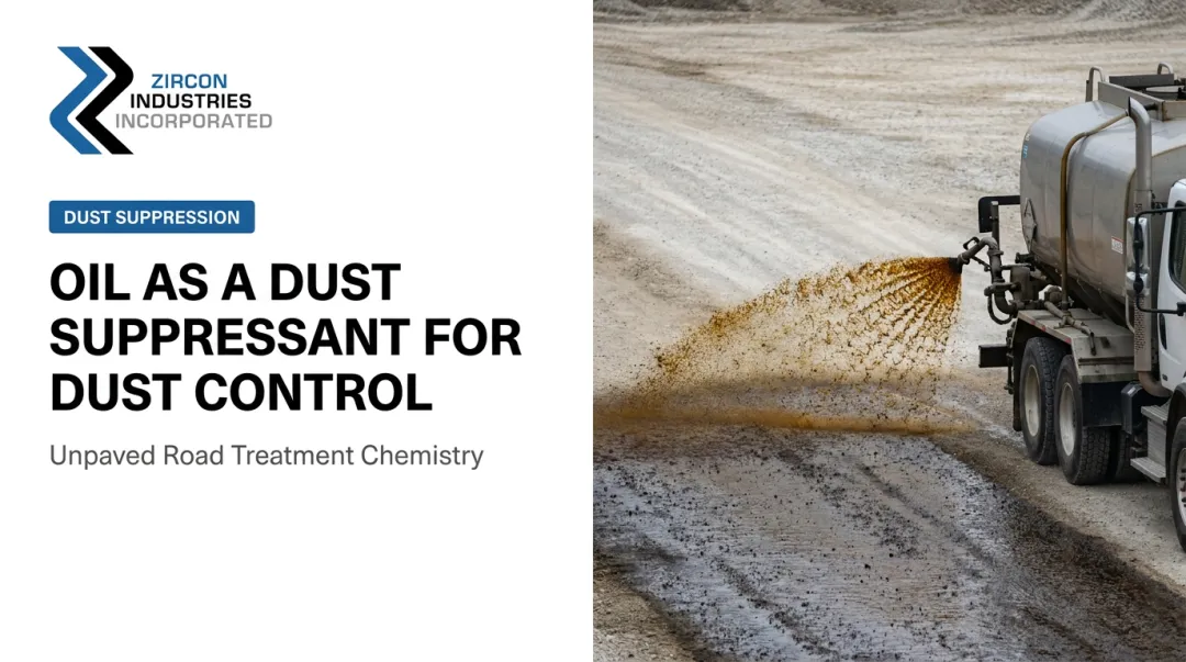 Oil as a Dust Suppressant for Dust Control