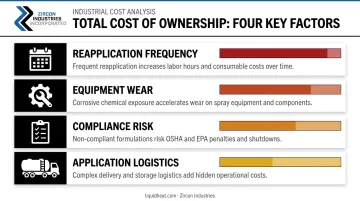 Total cost of ownership factors for dust suppression additive selection