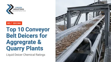Top 10 Conveyor Belt Deicers for Aggregate & Quarry Plants