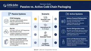 Passive versus active cold chain packaging decision guide for clinical IMP shipments