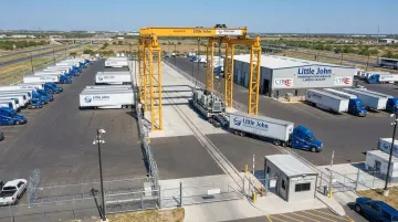Little John Transportation CTPAT-compliant Laredo facility with 120-ton bridge crane for superload transloading