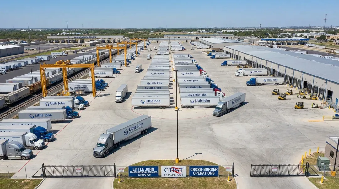 Little John Transportation Services Laredo cross-border facility CTPAT-compliant operations hub
