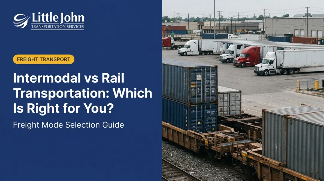 Intermodal vs Rail Transportation: Which Is Right for You?