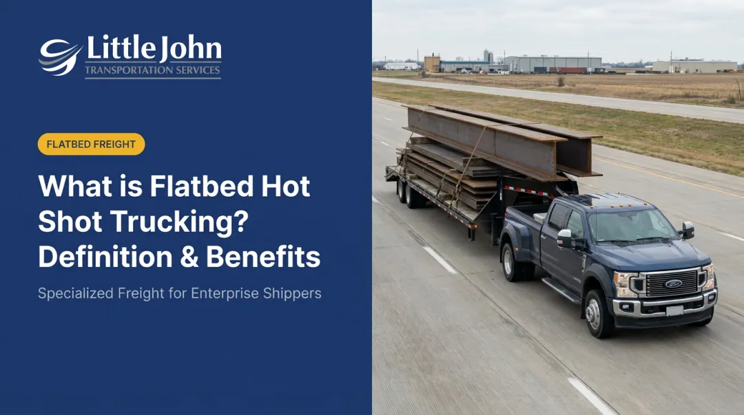 What is Flatbed Hot Shot Trucking? Definition & Benefits